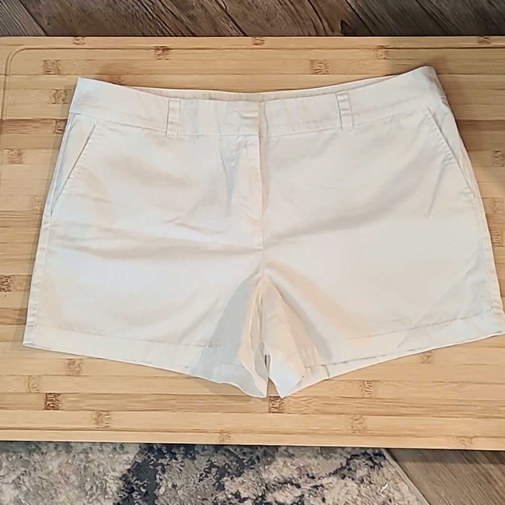 Loft Women's White Shorts Sz 14